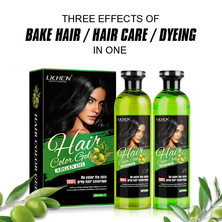 Lichen Hair Color Gel For Men and Women