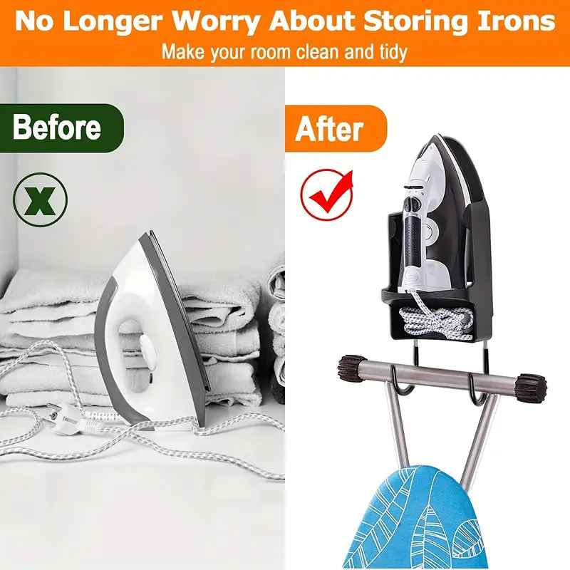 Electric Iron Plastic Storage Rack For Wall